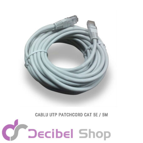 Cablu UTP Patchcord CAT 5E 5m